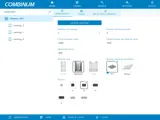 Example user interface from an elevator configurator made with Combinum CPQ.